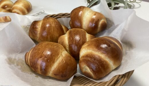 手づくりパン　ロールパンの体験レッスン風景を紹介